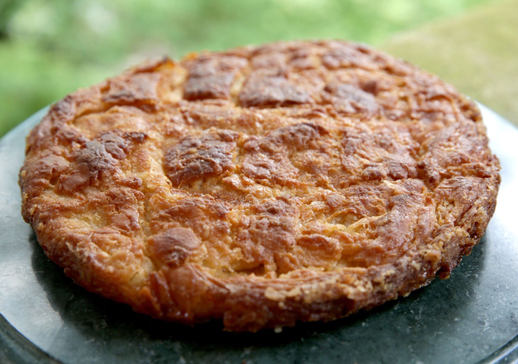 Kouign-amann is a rich, dense pastry.
